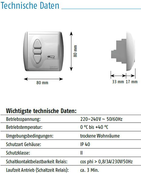 Somfy Centralis Uno RTS VB (1810259) - RTS-Steuerungen | ABELS | Rollladen- und Garagentorantriebe