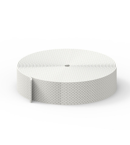 Eckermann Mini-Gurt 14 mm, grau, 50m Rolle (51GW5)