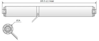 Somfy LW25-B83 Zentralantrieb