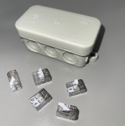 Mini Abzweigdose,Verteilerdose, Installationsdose incl. 5x Hebelklemme Sonstiges