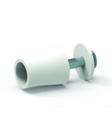 Eckermann kurze Anschlagstopfen, Stopper 27mm, weiß (16027WE) Einlaufrichter / Abdruckrollen / Stopper