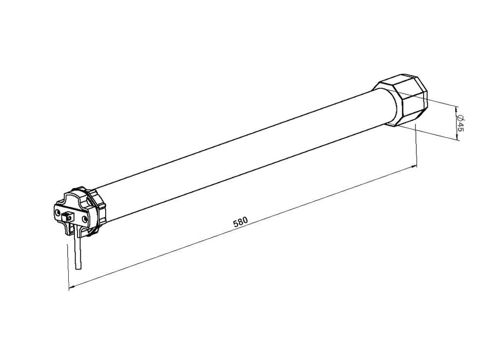 WIR eROHRMOTOR 20 Nm Standard (1004-000012)