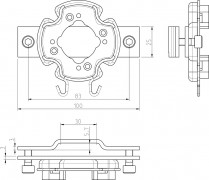 Rademacher Click-Altbaulager 4015K-12 (94401512)