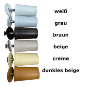 Stopper, Rolllladenstopper, Anschlagstopfen, 40mm, dunkles beige