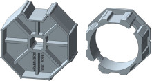 Wellen-Adapter 8-Kantwelle 50mm SW50 B/C-Line (93500138) Rohrmotor Zubehör