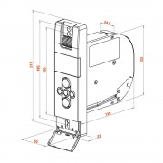 WIR eWickler eW830-F-M Standard Funk für 15mm Minigurtband